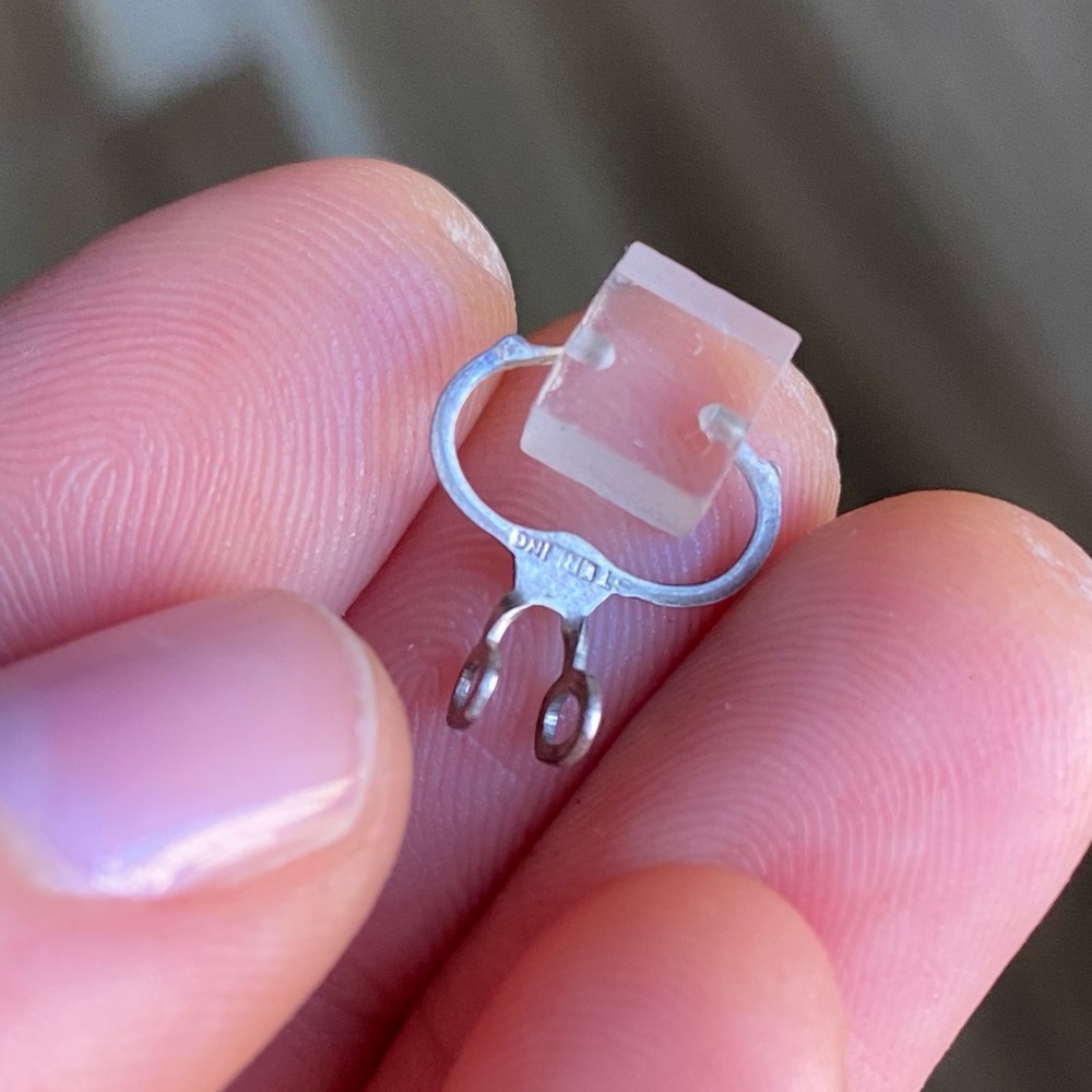 Rare Vintage Ice Cube Grabber Sterling Silver Jewelry… Gem